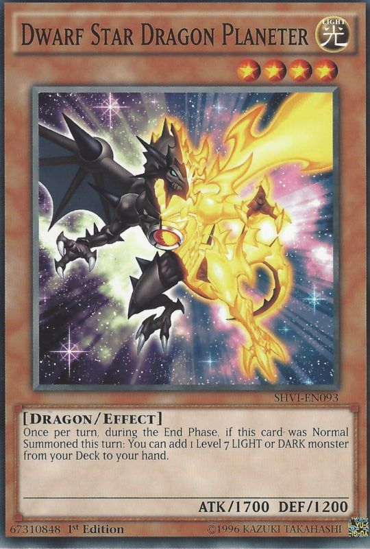 Dwarf Star Dragon Planeter [SHVI-EN093] Common | Cracking-Singles