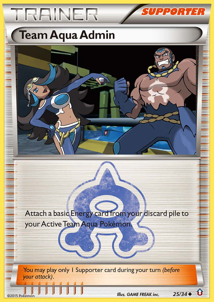 Team Aqua Admin (25/34) [XY: Double Crisis] | Cracking-Singles