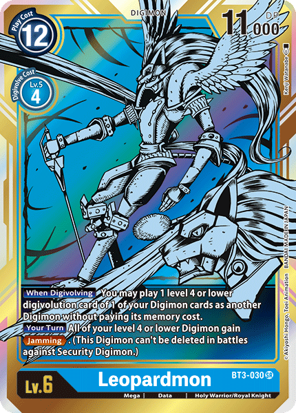 Leopardmon [BT3-030] (Alternate Art) [Release Special Booster Ver.1.0] | Cracking-Singles