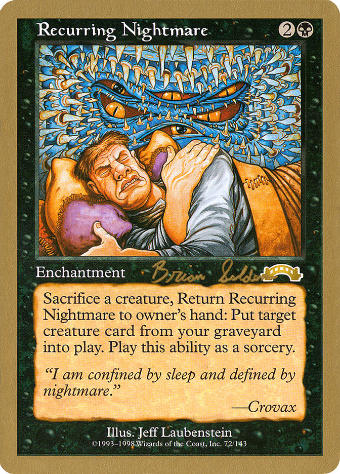 Recurring Nightmare (Brian Selden) [World Championship Decks 1998] | Cracking-Singles