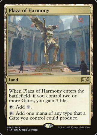 Plaza of Harmony [Ravnica Allegiance] | Cracking-Singles