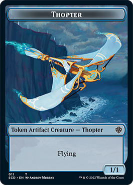 Bird // Thopter Double-Sided Token [Starter Commander Decks] | Cracking-Singles