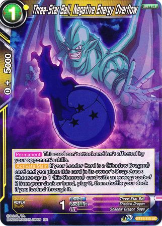 Three-Star Ball, Negative Energy Overflow [BT11-115] | Cracking-Singles