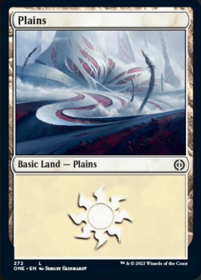 Plains (272) [Phyrexia: All Will Be One] | Cracking-Singles