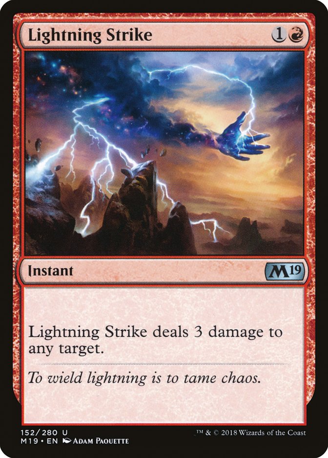 Lightning Strike [Core Set 2019] | Cracking-Singles