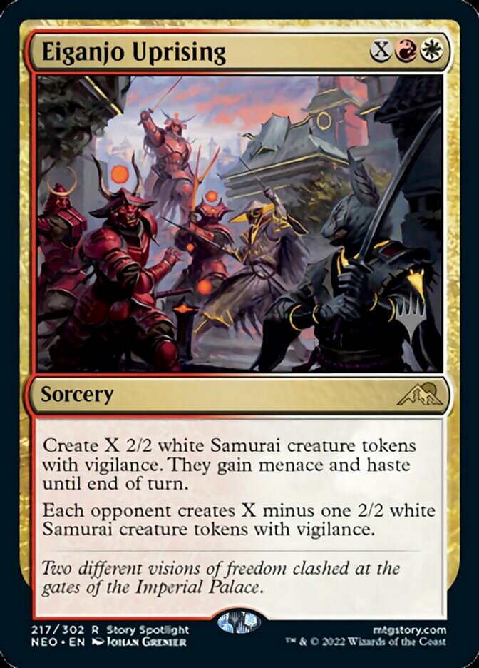 Eiganjo Uprising (Promo Pack) [Kamigawa: Neon Dynasty Promos] | Cracking-Singles