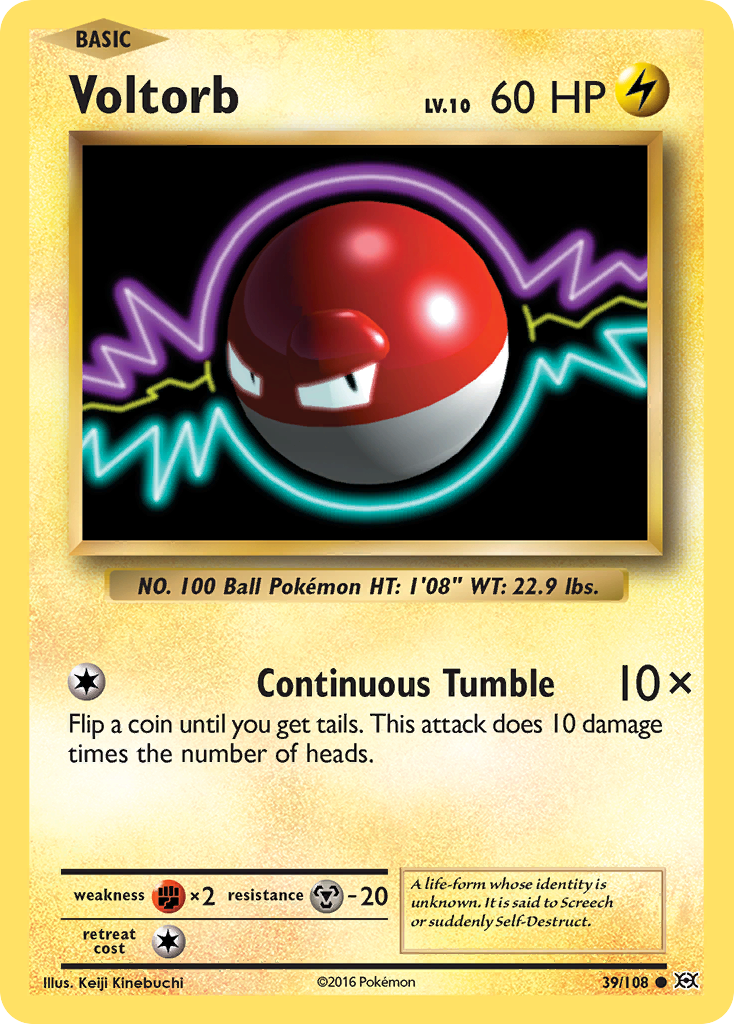 Voltorb (39/108) [XY: Evolutions] | Cracking-Singles