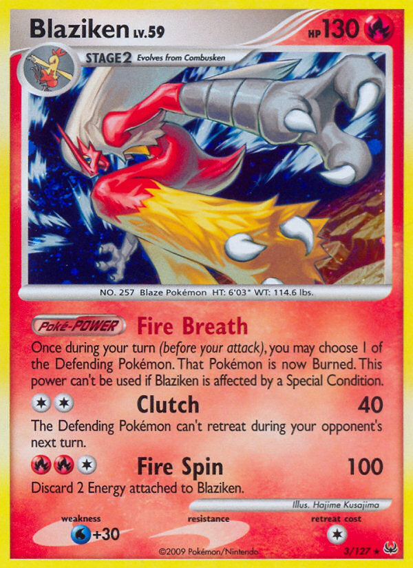 Blaziken (3/127) [Platinum: Base Set] | Cracking-Singles