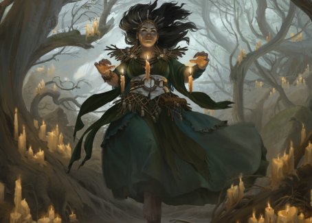 Candlegrove Witch 1 Art Card [Innistrad: Midnight Hunt Art Series] | Cracking-Singles