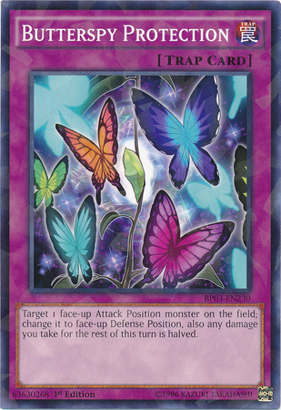 Butterspy Protection [BP03-EN230] Shatterfoil Rare | Cracking-Singles