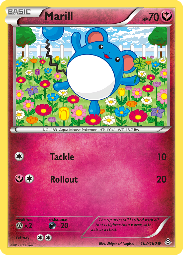 Marill (102/160) [XY: Primal Clash] | Cracking-Singles