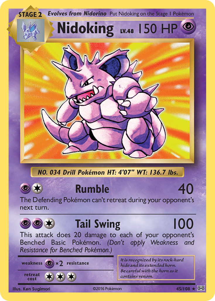 Nidoking (45/108) [XY: Evolutions] | Cracking-Singles