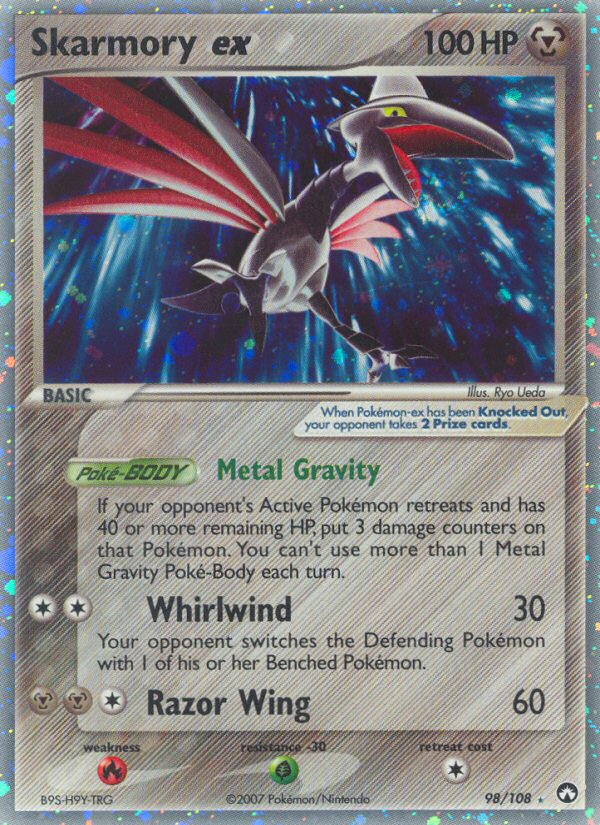 Skarmory ex (98/108) [EX: Power Keepers] | Cracking-Singles