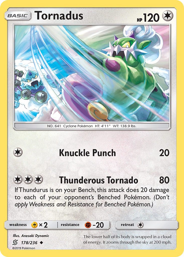 Tornadus (178/236) [Sun & Moon: Unified Minds] | Cracking-Singles