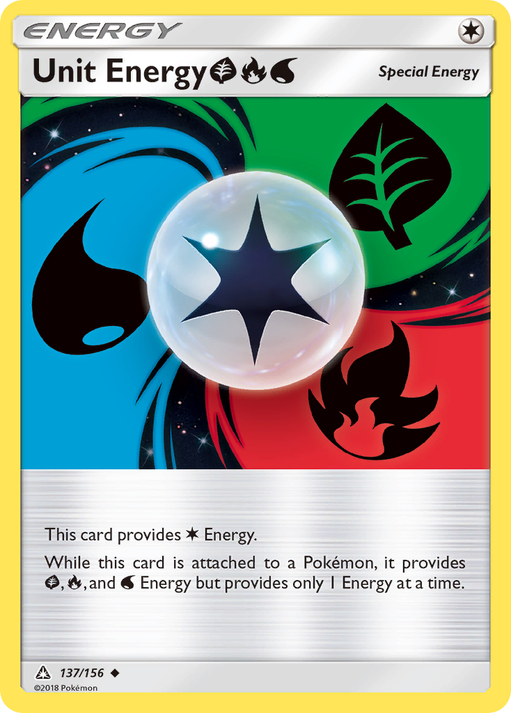 Unit Energy (137/156) (Grass, Fire, Water) [Sun & Moon: Ultra Prism] | Cracking-Singles