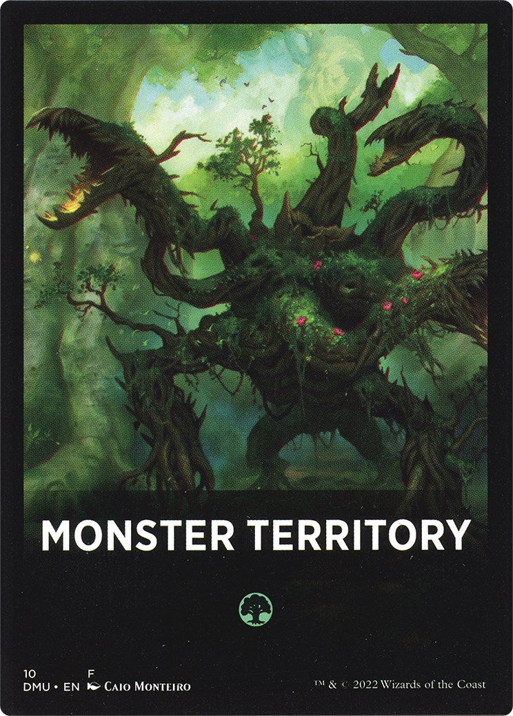 Monster Territory Theme Card [Dominaria United Tokens] | Cracking-Singles