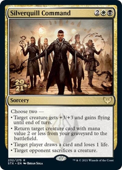 Silverquill Command [Strixhaven: School of Mages Prerelease Promos] | Cracking-Singles