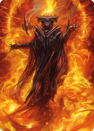 Sauron, the Dark Lord Art Card [The Lord of the Rings: Tales of Middle-earth Art Series] | Cracking-Singles