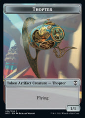 Thopter // Treasure (017) Double-sided Token [Streets of New Capenna Commander Tokens] | Cracking-Singles