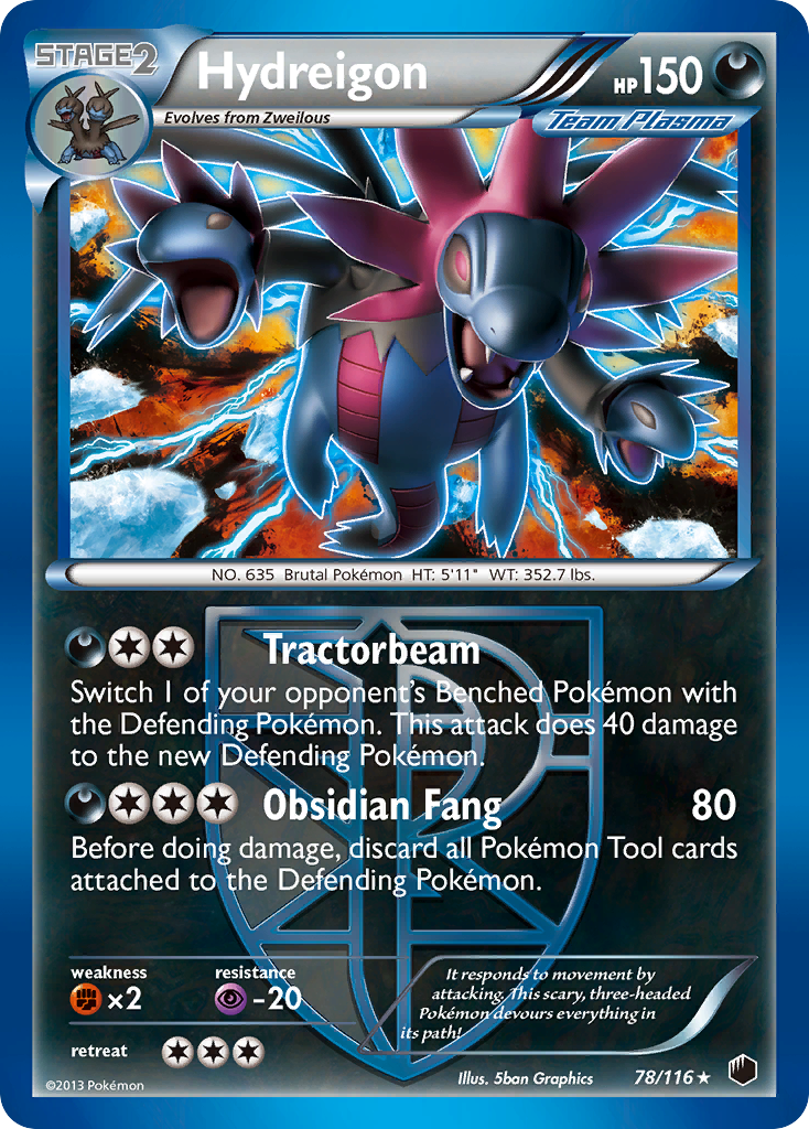 Hydreigon (78/116) [Black & White: Plasma Freeze] | Cracking-Singles