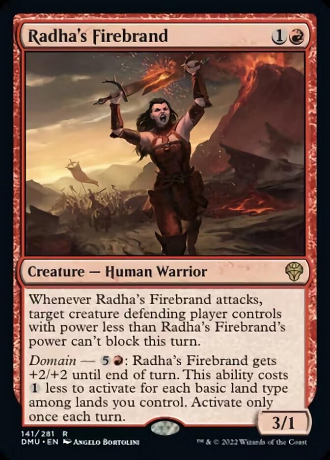 Radha's Firebrand [Dominaria United] | Cracking-Singles