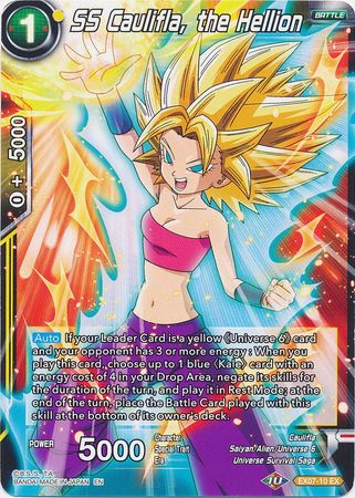 SS Caulifla, the Hellion [EX07-10] | Cracking-Singles