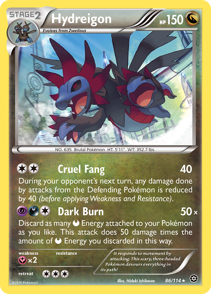 Hydreigon (86/114) [XY: Steam Siege] | Cracking-Singles