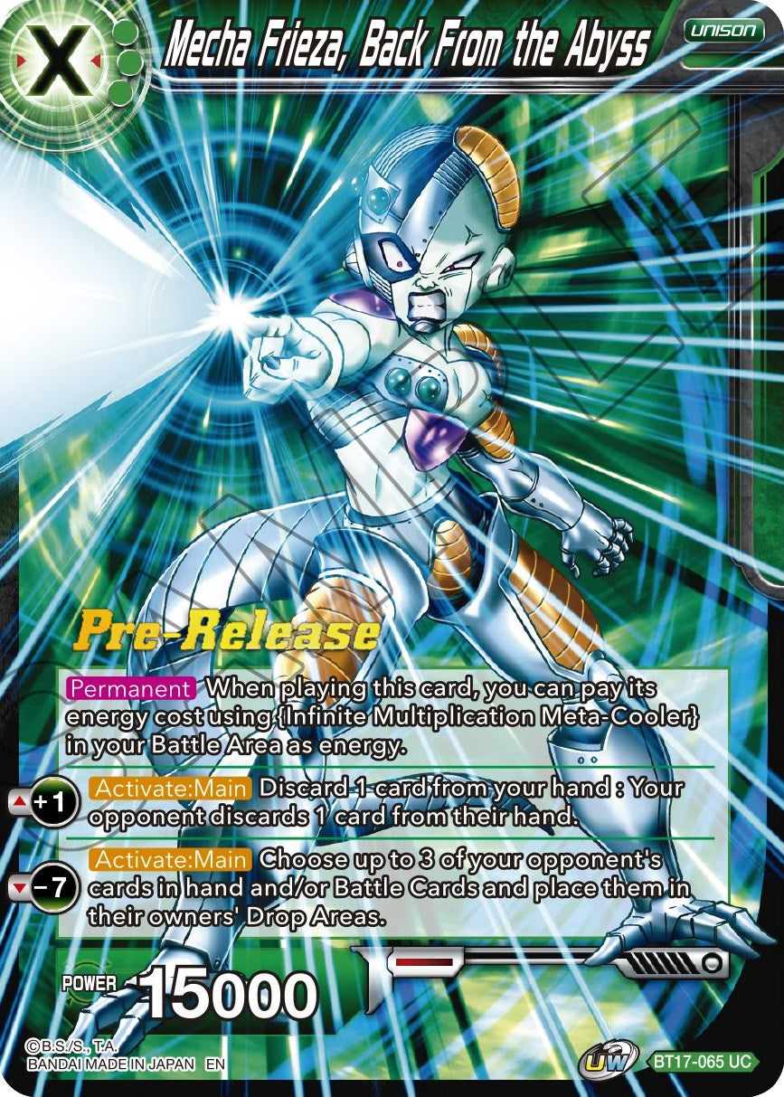 Mecha Frieza, Back From the Abyss (BT17-065) [Ultimate Squad Prerelease Promos] | Cracking-Singles