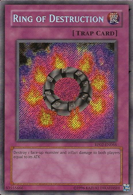 Ring of Destruction [RP02-EN066] Secret Rare | Cracking-Singles