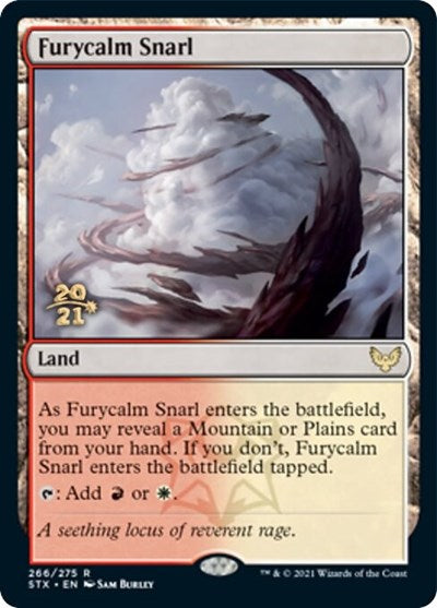 Furycalm Snarl [Strixhaven: School of Mages Prerelease Promos] | Cracking-Singles