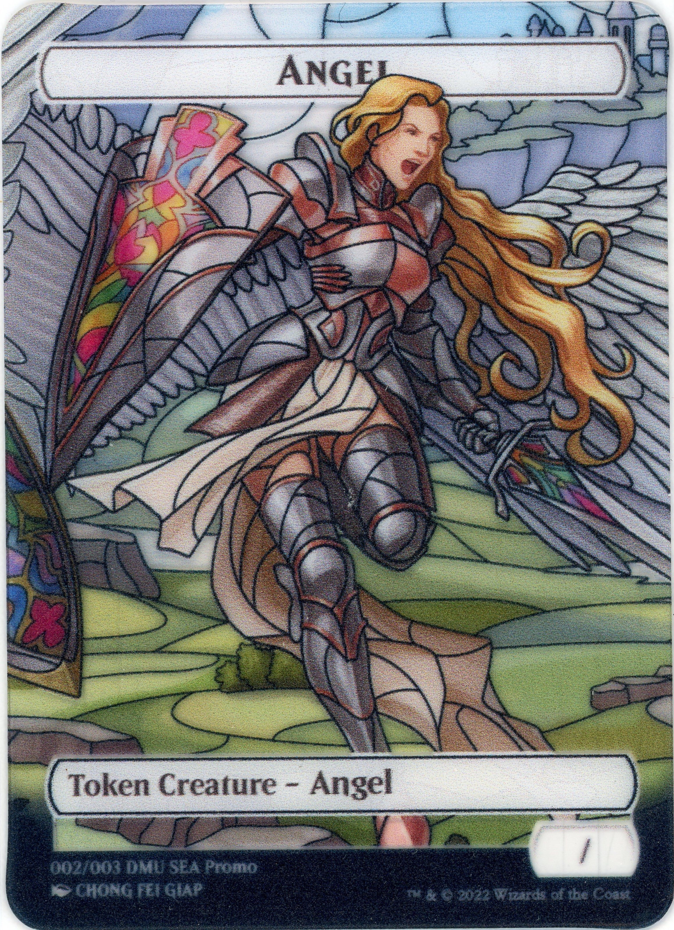 Angel Token (SEA Exclusive) [Dominaria United Tokens] | Cracking-Singles