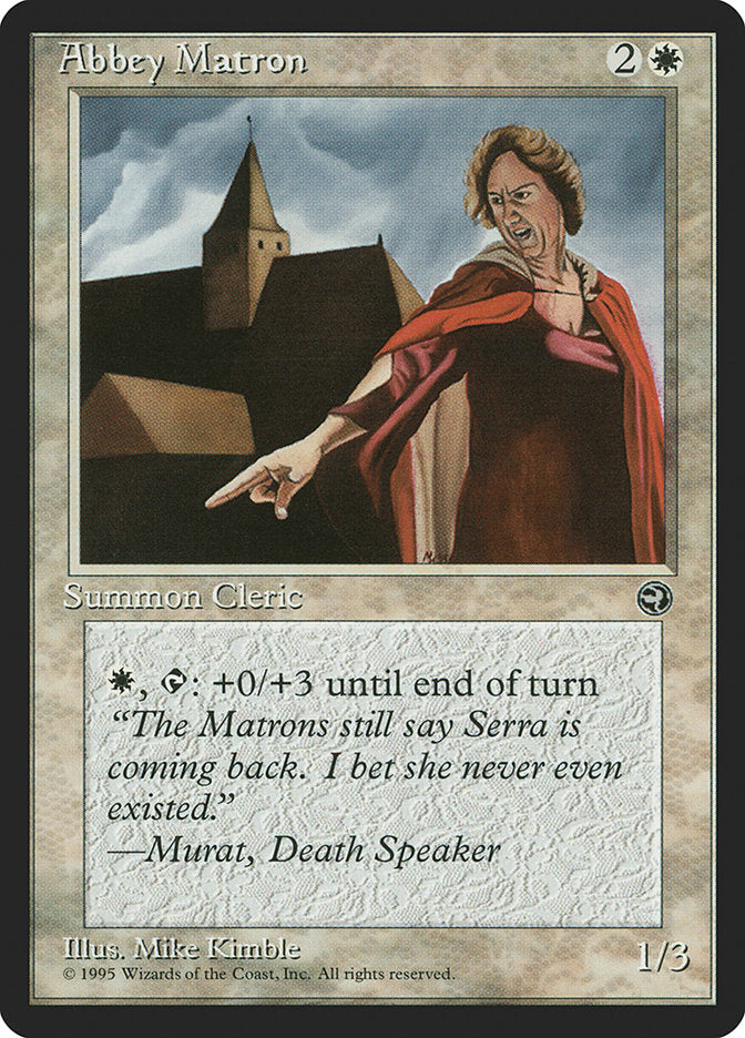 Abbey Matron (Murat Flavor Text) [Homelands] | Cracking-Singles