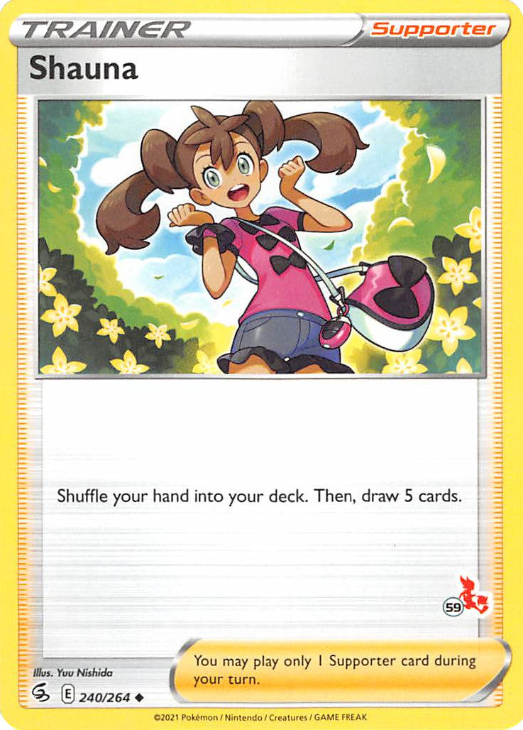 Shauna (240/264) (Cinderace Stamp #59) [Battle Academy 2022] | Cracking-Singles