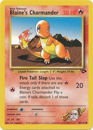 Blaine's Charmander (60/132) [Gym Challenge Unlimited] | Cracking-Singles