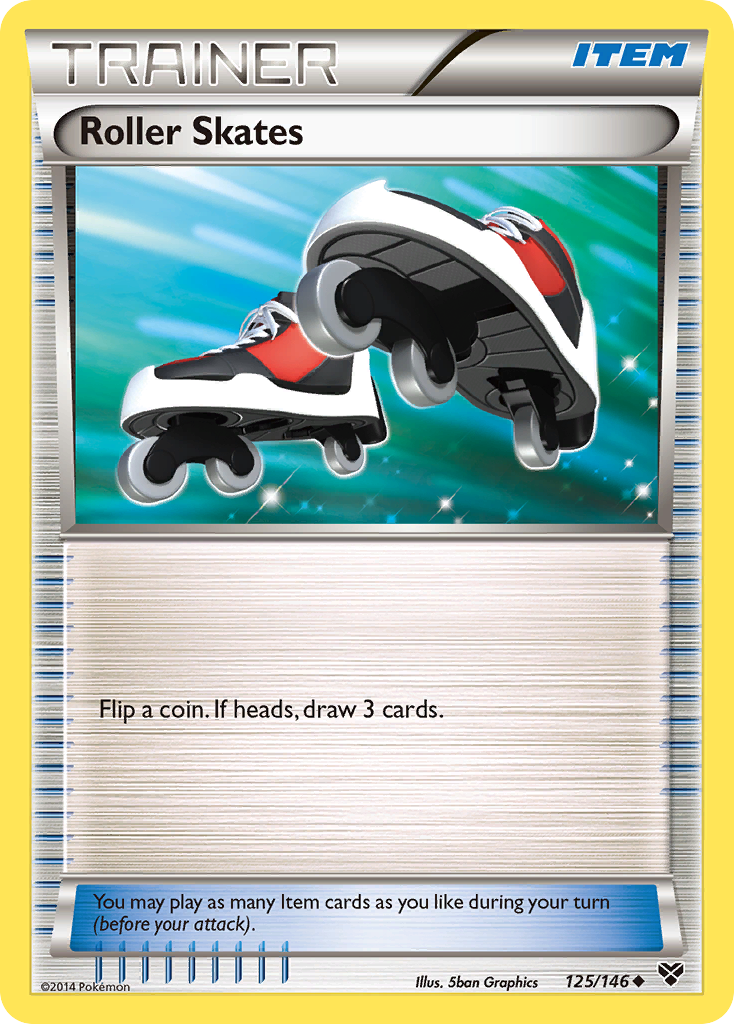 Roller Skates (125/146) [XY: Base Set] | Cracking-Singles