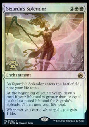 Sigarda's Splendor [Innistrad: Midnight Hunt Prerelease Promos] | Cracking-Singles