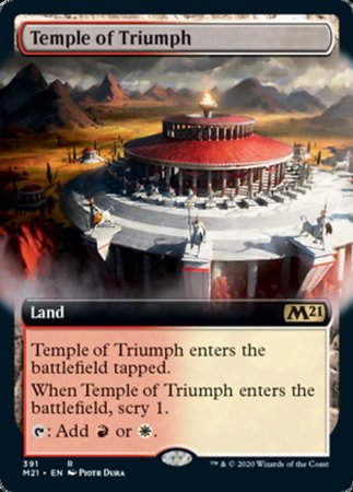 Temple of Triumph (Extended Art) [Core Set 2021] | Cracking-Singles