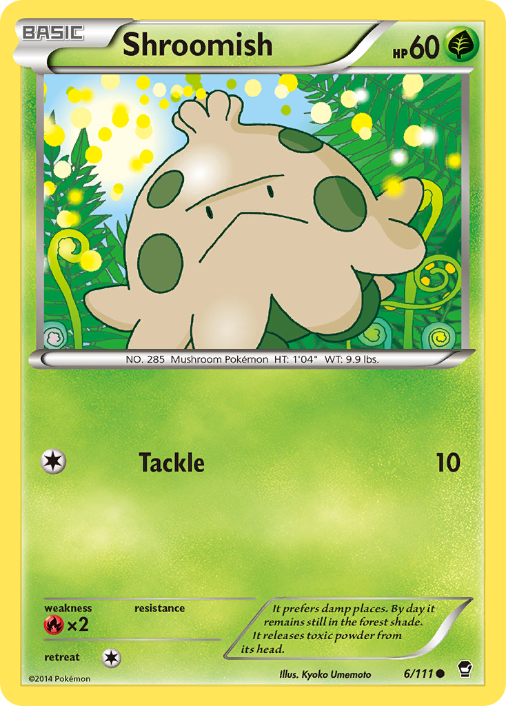 Shroomish (6/111) [XY: Furious Fists] | Cracking-Singles