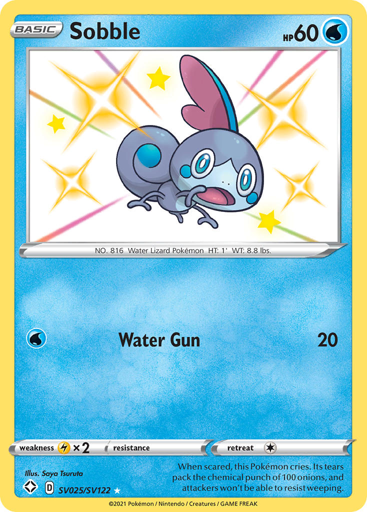 Sobble (SV025/SV122) [Sword & Shield: Shining Fates] | Cracking-Singles