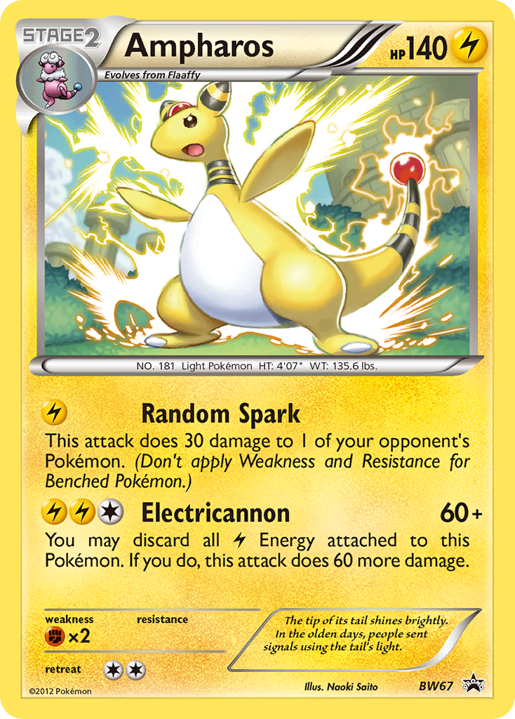 Ampharos (BW67) [Black & White: Black Star Promos] | Cracking-Singles