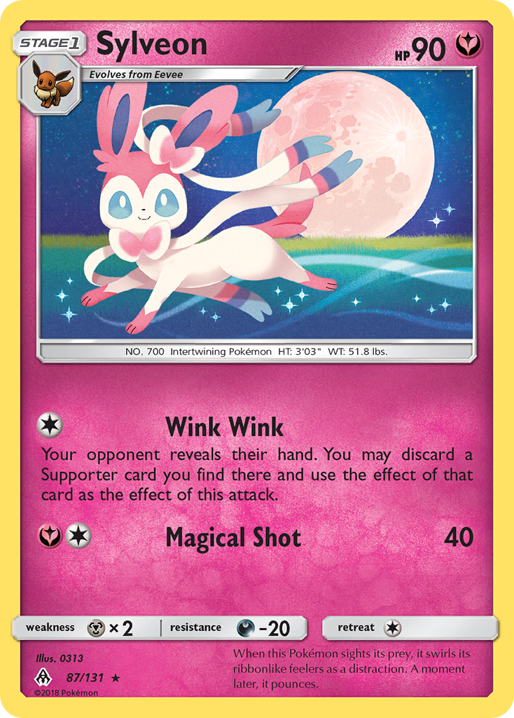 Sylveon (87/131) [Sun & Moon: Forbidden Light] | Cracking-Singles