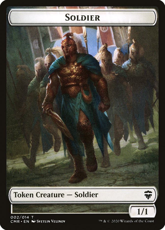 Rock // Soldier Token [Commander Legends Tokens] | Cracking-Singles