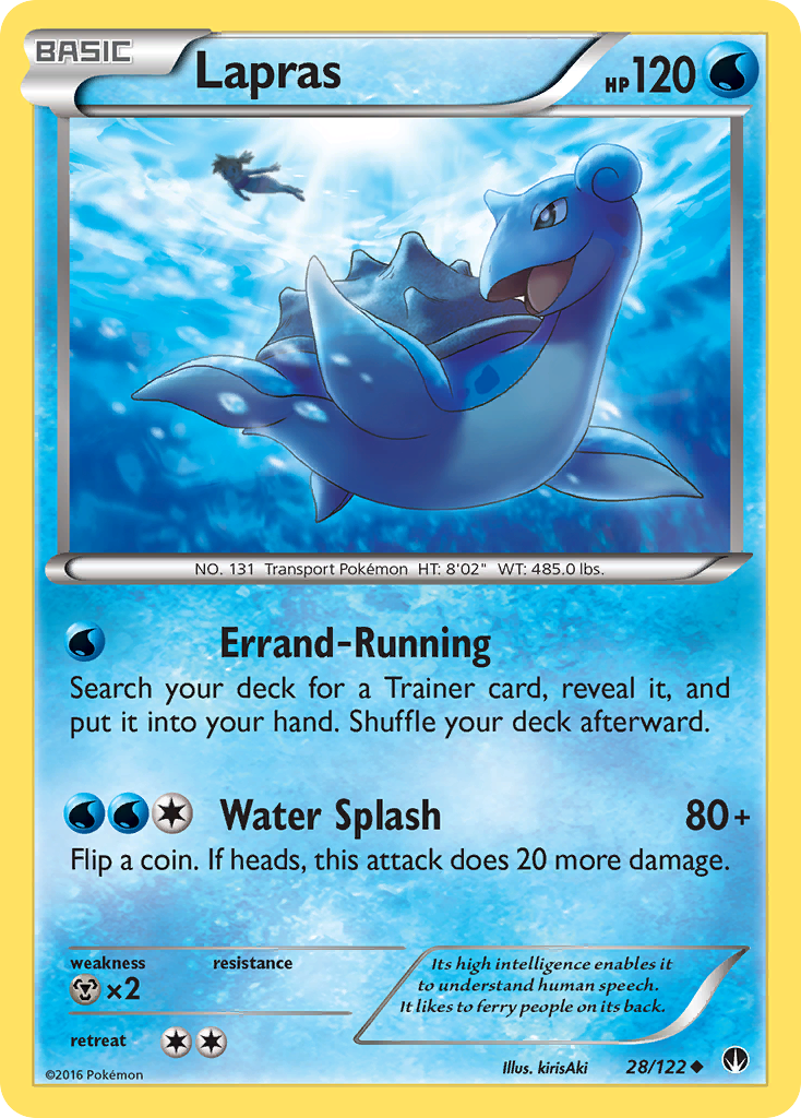 Lapras (28/122) [XY: BREAKpoint] | Cracking-Singles