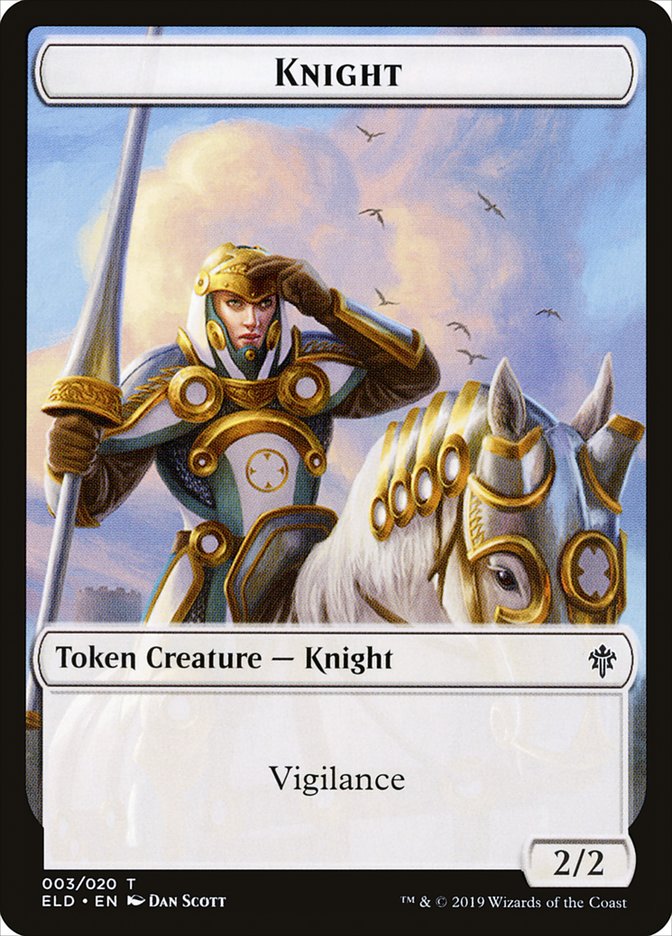 Knight [Throne of Eldraine Tokens] | Cracking-Singles