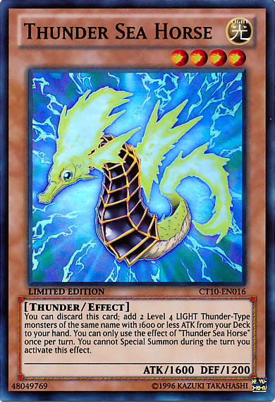 Thunder Sea Horse [CT10-EN016] Super Rare | Cracking-Singles