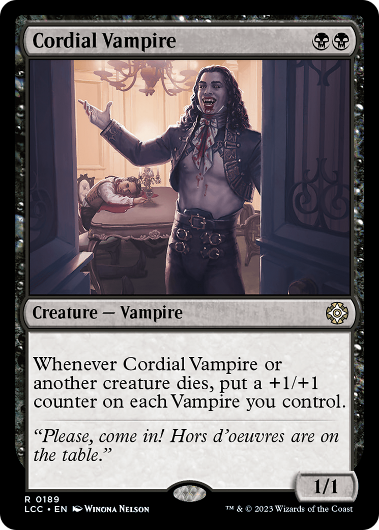 Cordial Vampire [The Lost Caverns of Ixalan Commander] | Cracking-Singles