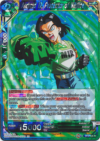 Android 17, Protector of Wildlife [BT8-120] | Cracking-Singles