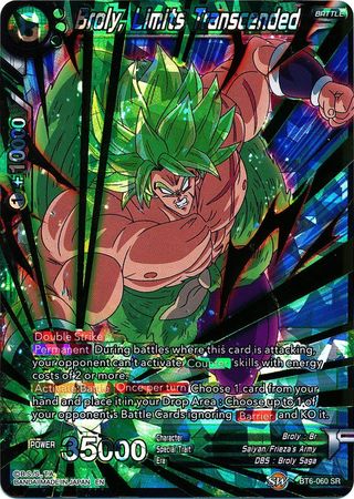 Broly, Limits Transcended [BT6-060] | Cracking-Singles