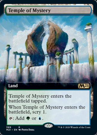 Temple of Mystery (Extended Art) [Core Set 2021] | Cracking-Singles