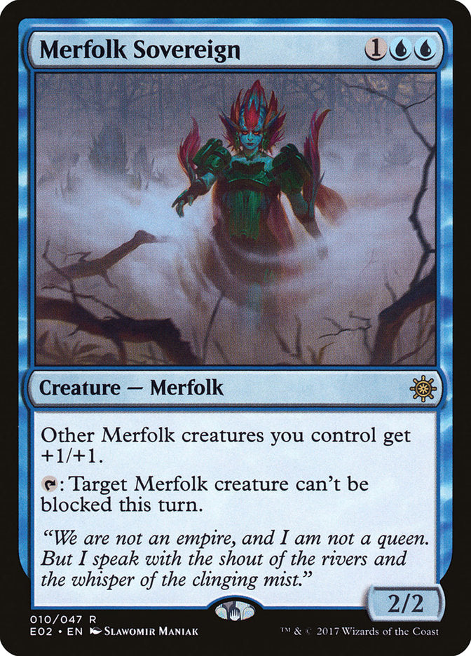 Merfolk Sovereign [Explorers of Ixalan] | Cracking-Singles